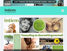 Tablet Screenshot of intiem.co.za